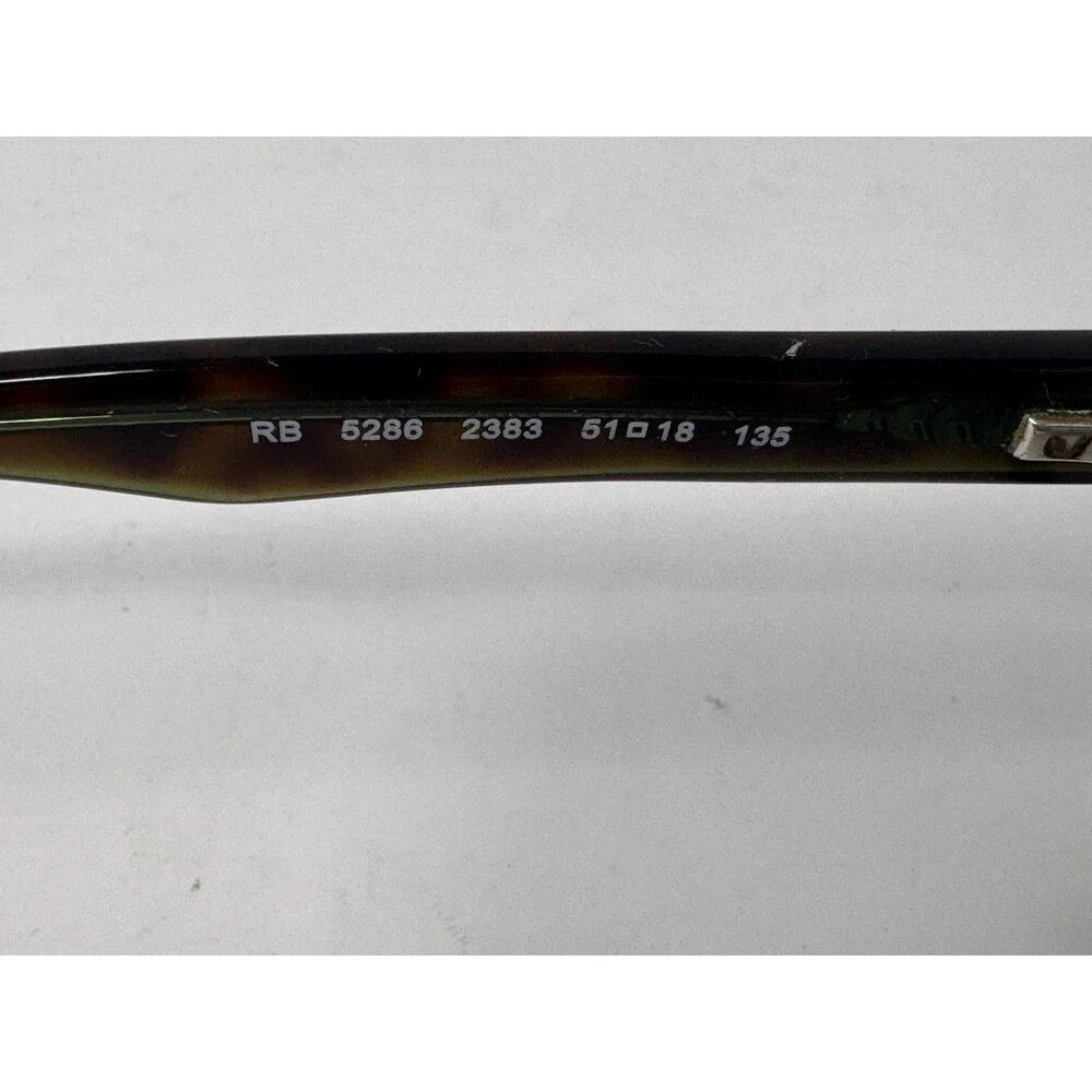 Ray-Ban RB5286 2383 Eyeglass Frames 51 18 135 Brown Havana Frames Only